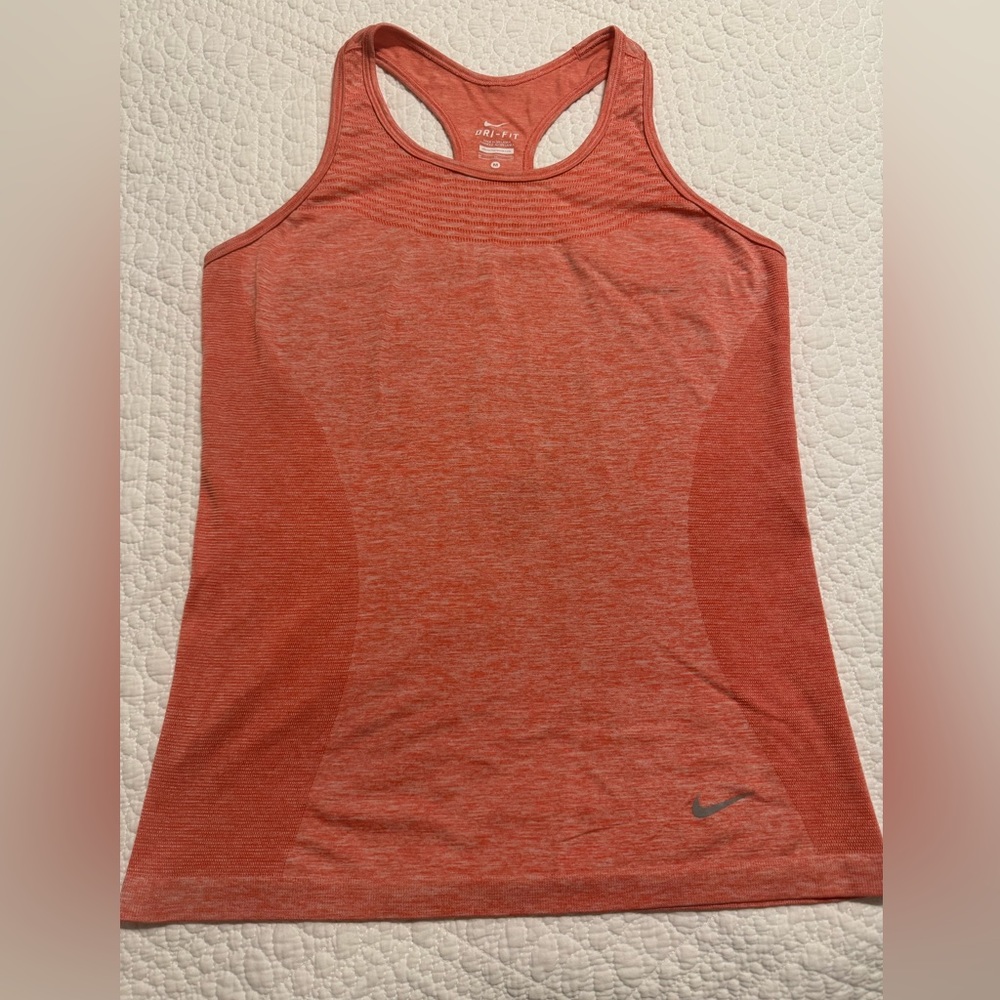 Nike Dri-FIT Racerback Tank Top Light Crimson Size Medium